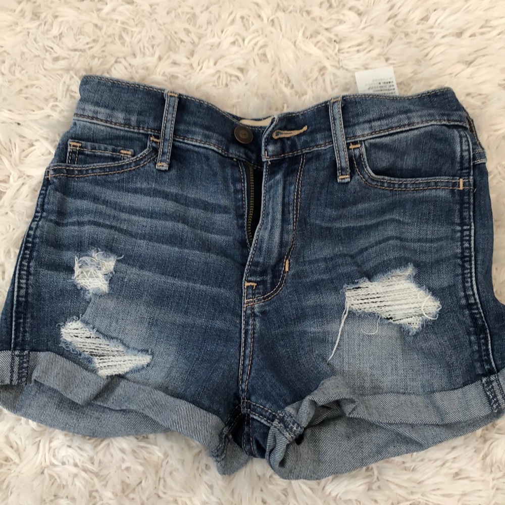 hollister jean shorts